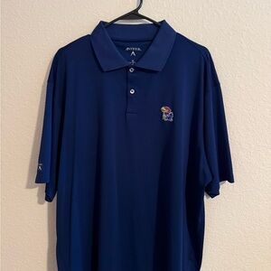 Kansas Jayhawks Antigua Polo
